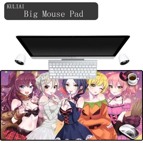 XGZ Anime MousePad Large Gaming Pc Keyboard Pad Mat Mouse Gamer Office Family Desk Mat Girls Mouse Pad Rubber Made In Abyss