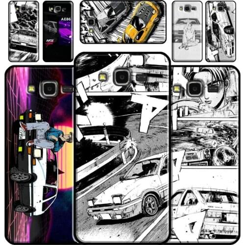 Initial D Case For Samsung J5 J7 J1 J3 2016 A3 A5 2017 A6 A8 Plus A7 A9 J4 J6 J8 J2 Core 2018 Coque