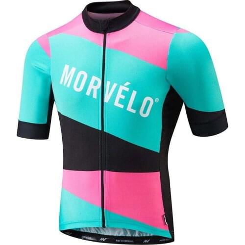 Morvelo cycling Jersey 2019 Road bike Speed short sleeve Jersey Quick Dry Breathable Team racing cycling clothing ropa ciclismo