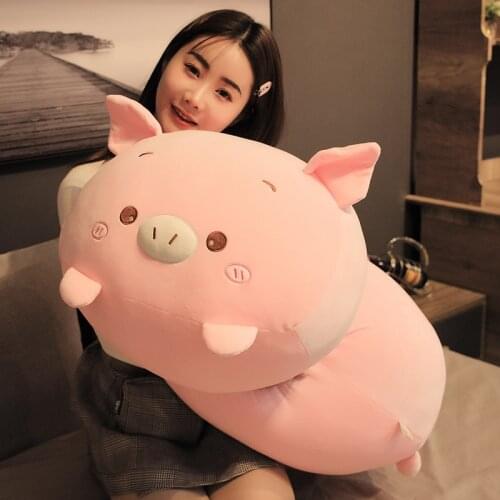 Giant Animal Panda Hamster Plush Toy Elephant Deer Dinosaur Pig Cats Bear Kawaii Plush Toy Soft Cartoon Stuffed Doll Pillow Gift