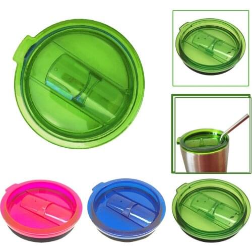 Multricolor Leakproof Cover Plastic Lid Spill And Splash Resistant Lid With Slider Closure For 30 Oz
