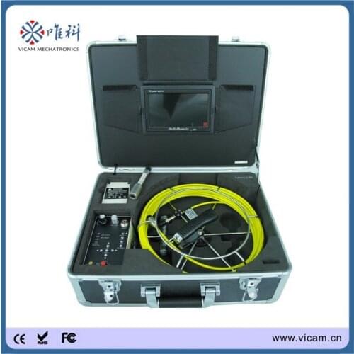 Handheld Portable Color Video Chimney Pipeline Inspection Camera With 23mm Camera Head And 30m Cable