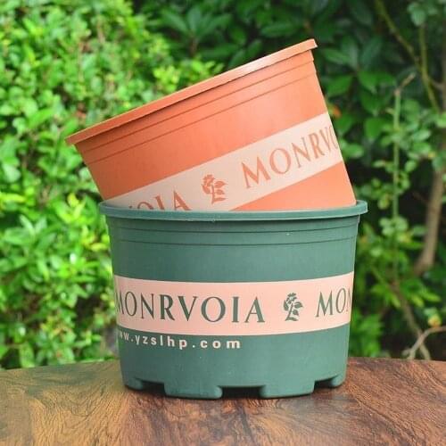 Durable Plastic Plant Flower Pot Balcony Succulent Green Radish Flowers and Vegetables Rose Flower Pots Chunky Garden Plant Pots