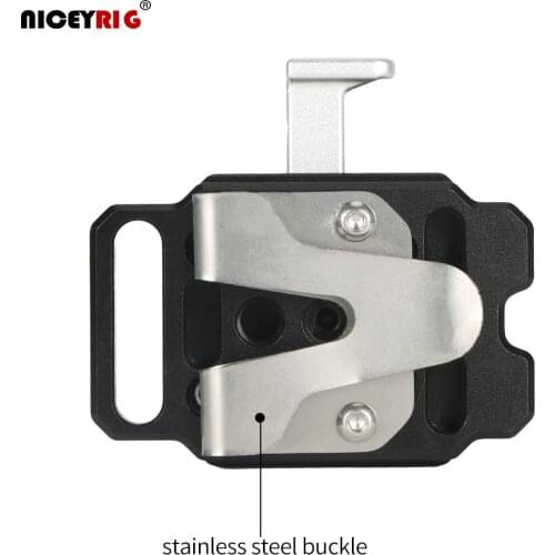 Niceyrig Universal Mini V-Mount Plate with Stainless Steel Buckle