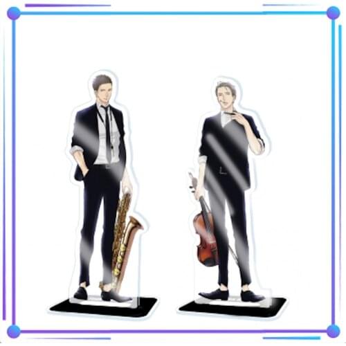 Japan Twittering Birds Never Fly Anime Acrylic Stand Figure Model Desktop Decor Collection Yashiro Domeki Chikara Kageyama Kanji