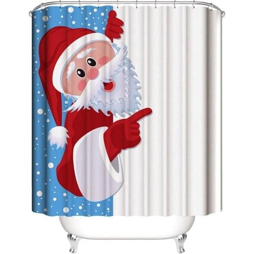 Naughty santa curtains curtain shower curtain Bathroom curtain Shower curtain Curtain Curtains for kitchen Shower curtain