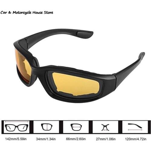 Protective Glasses Cycling Goggles Eyeglasses Outdoor Sports Motorcycle Eyewear Glasses Windproof Dustproof Eye Glasses