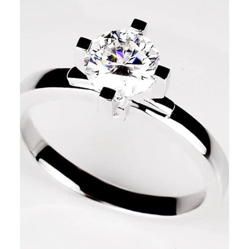 Original Design 925 Sterling Silver Womens Rings Diamond Jewelry Luxury Engagement Wedding Anniversary Elegant Delicate Lovely