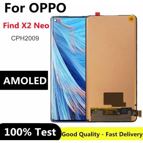 6.5" AMOLED For OPPO FIND X2 Neo LCD Display Touch Screen Digitizer Assembly For Oppo Find x2 Neo LCD CPH2009