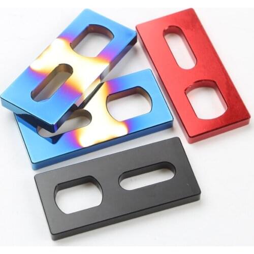 1Pair Electric Car Motorcycle Modified Aluminum Alloy Anti-Rotation Sheet Hang Piece Rear Flat Fork Fittings Balance Washer