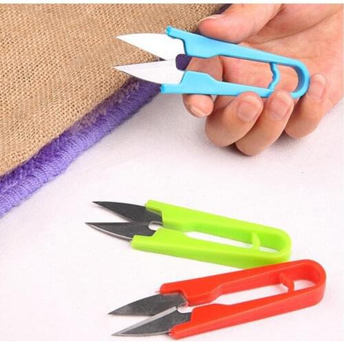 1PC High Quality U Shape Mini Scissors Embroidery Sewing Tool,Sewing Trimming Scissors Nippers Clipper For Tailor