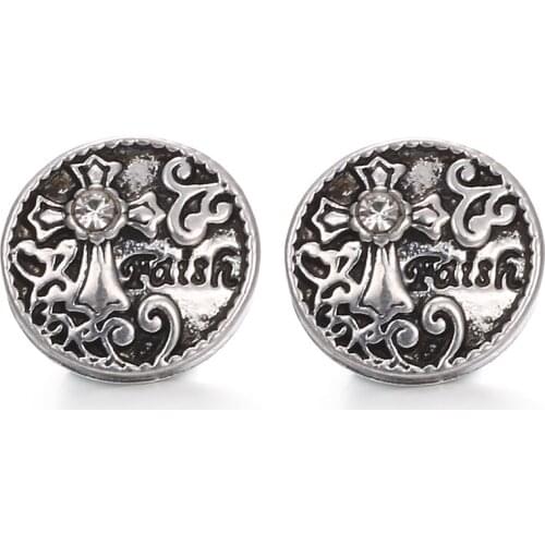 10pcs/lot DIY OEM 12mm cross snaps button with zinc alloy bottom for snaps bracelets fit ginger snaps jewelry