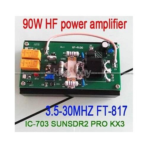 2016 90W HF Power Amplifier For FT-817 IC-703 transceiver PRO KX3 QRP Ham Radio
