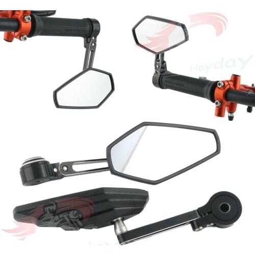 Motorcycle 7/8"" 22mm handle bar Rearview Side Mirror Bar End Mirror For APRILIA SR50R RS125 RSV4 Tuono V4 1100 Mana 850 MXV 450