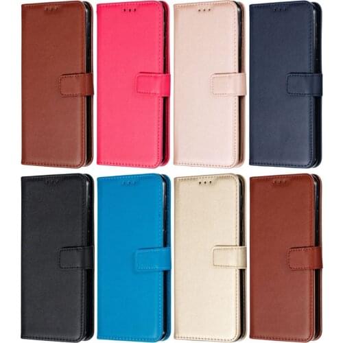 Solid Color Wallet Man Woman Phone Case For Box Samsung Galaxy A30S A40 A50 A50S A500 A510 A520 A530 A5 2015 2016 2017 2018 E21E