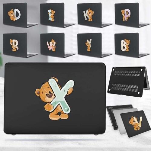 Initials Name Laptop Case for Apple Macbook Pro 13 15 16 Inch Hard Shell for Macbook Pro13 M1 Funda A2338 M1 A2251 A2289 A2159