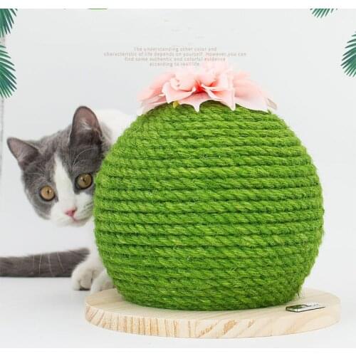Nature Sisal Cat Scratcher Sisal Scratching Post Cat Toys Cat Scratcher Toy