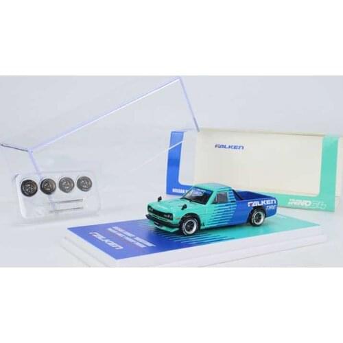 Diecast Alloy Car 1:64 Scale NISSAN SUNNY HAKOTORA Pickup Truck Model Metal Die-Cast & Toy Vehicle for Collectible Gift Souvenir