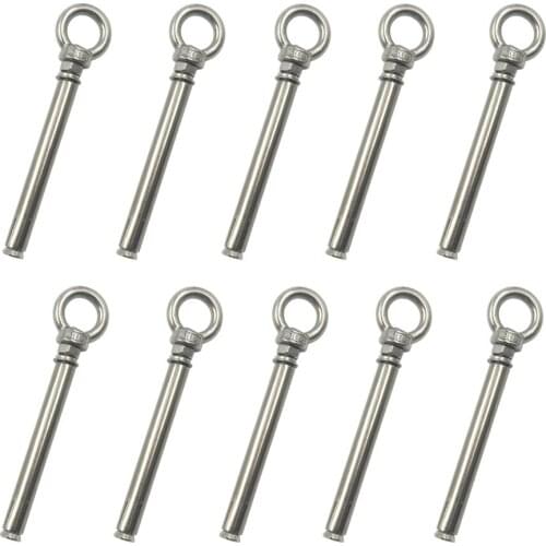 M6x70mm 304 Stainless Steel Ring Internal Expansion Lifting Expansion Eyebolt Pack of 10