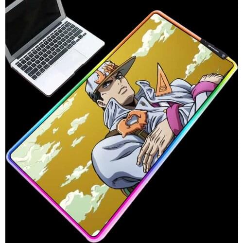 Mairuige RGB Computer Gaming Mouse Pad Large LED Cold Light USB Link Marine Biology Professor Home Quality Keyboard Pad