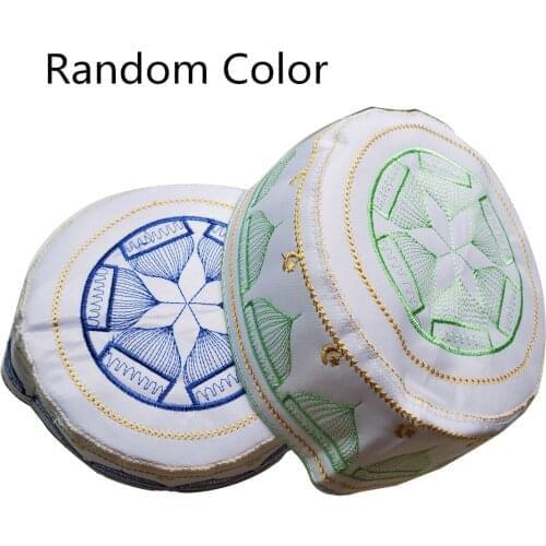 For Fashion Muslim Cap Hats Men Prayer Islam Egyptian Kufi Topi Accessories Gift