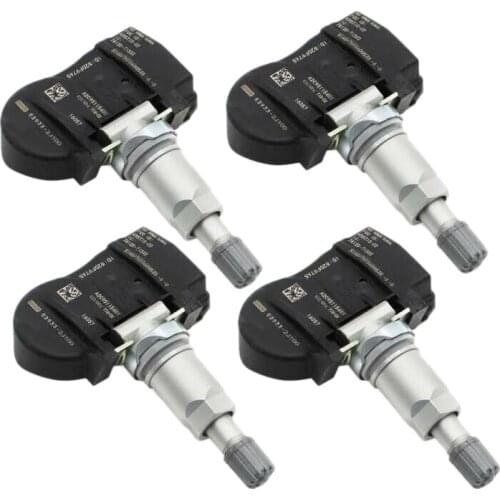 4Pcs TPMS Tire Pressure Monitor Sensor 43Hz 52933-2J100 for Hyundai Genesis Sedan 2015