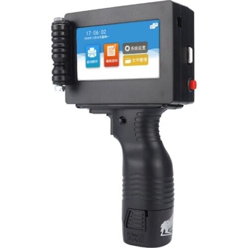 Portable inkjet Printer QR Bar Batch Code Date Number Logo Expiry Date Label Mobile Hand Jet Handheld Thermal Inkjet Printer