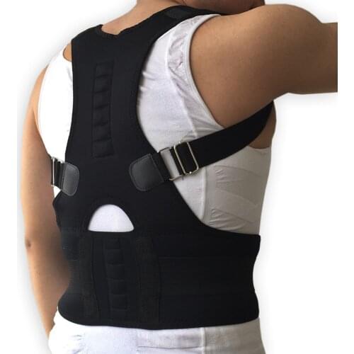 Adjustable Posture Corrector Back Brace Support Corset Men And Women Magnetic Corrector Postural Lumbar Corset Braace Belts