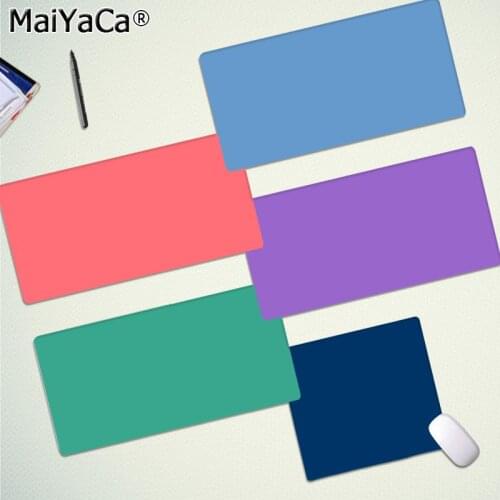 Solid color Custom Skin Gaming Player desk laptop Rubber Mouse Mat Size for large Edge Locking Speed Version Game Keyboard Pad