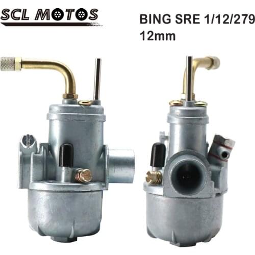 SCL MOTOS 1PC BING SRE 12mm Bing Style Carb Motorcycle Carburetor For Puch ZUNDAPP Moped Penny Pinto Murray Motorbike