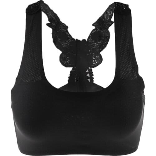 Removable Pads Women Bra Cotton Pullover Sport Bra for Sports Yoga