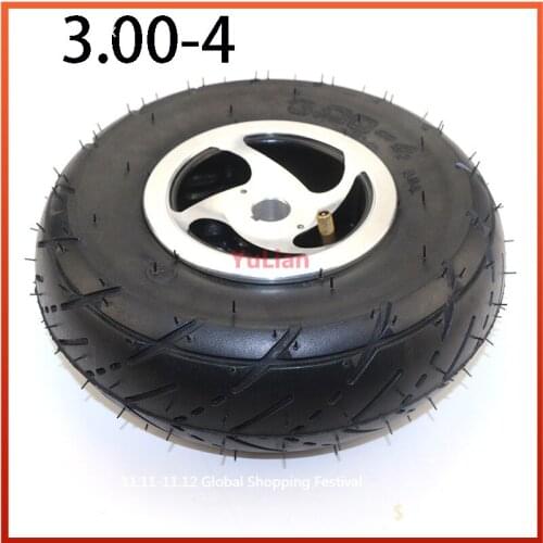 3.00-4 Inner Tube and out tire for Knobby Scooter Go Kart Electric scooter Highway tire