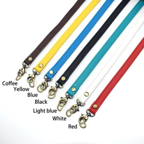 PU Leather Candy Color Cross-Body Bag Strap Single-Shoulder Bag Strap 120cm Non-Adjustable Bag Belt Replacement Accessories