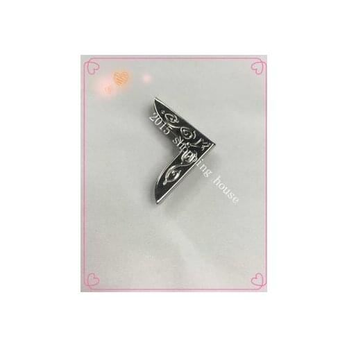 Note book corner gold silver iron angle album pages with small pressure angle menu angle metal 25MM corner package DIY