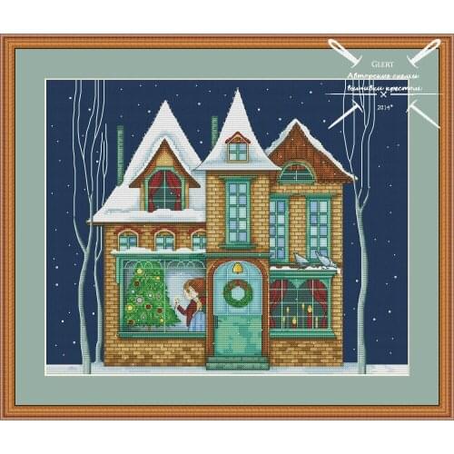 ZZ1376 DIY Homefun Cross Stitch Kit Packages Counted Cross-Stitching Kits New Pattern NOT PRINTED Cross stich Painting Set