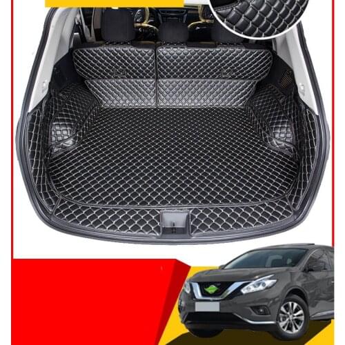 2017 leather car trunk mat cargo liner for nissan murano z52 2015 2016 2017 2018 2019 2020 carpet rug accessories interior