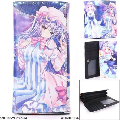 Anime TouHou Project Remilia Scarlet Long Wallet/High Quality PU Purse with Magnetic Button (MYCQB_5)