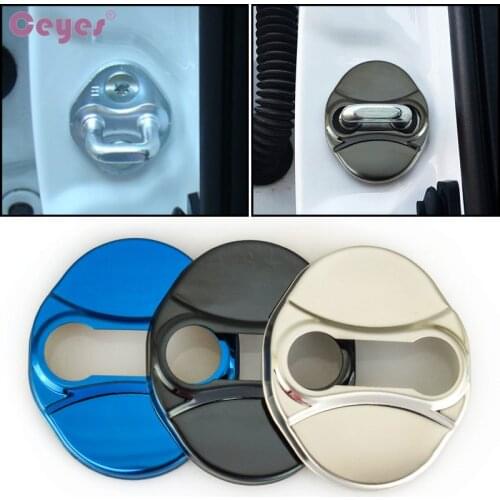 Ceyes Car Cover Car Styling Stainless Steel Case For Hyundai Solaris IX35 Veloster I40 IX20 Rohens Veracru Car-Styling 4pcs/lot