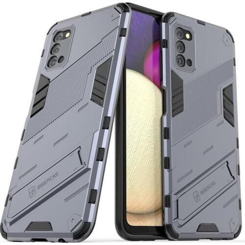 Phone Case For Samsung Galaxy A03S Cover For Samsung A03S Capas Shockproof Kickstander Full Holder Cover For Samsung A03S Fundas
