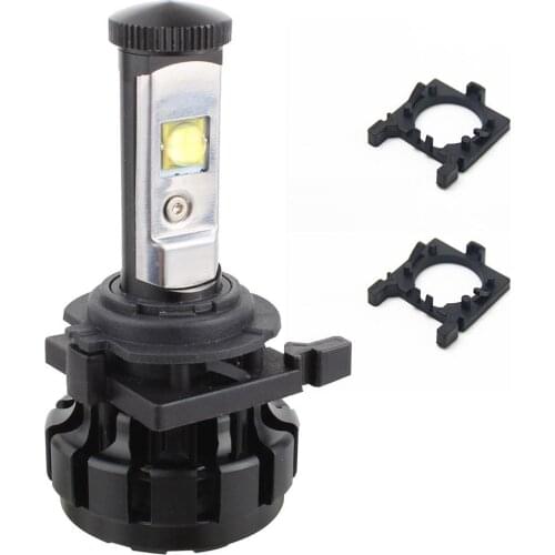 For Ford Focus Fiesta Mondeo 1 Pair H7 LED Car Headlight Adapter Bulb Base Adapters Socket Holders Auto Headlamp Mount Stand