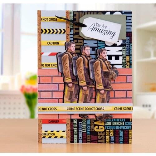 Cool Brave Soldier Metal Cutting Dies Stencils for DIY Scrapbooking Embossing Photo Album Decoration Paper Cards Crafts Die Cut