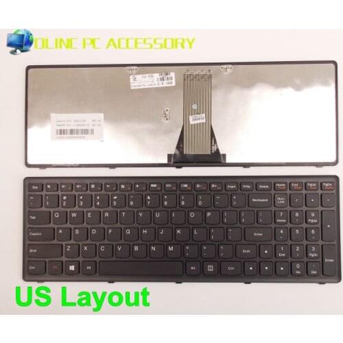 New Laptop Keyboard US English Version For Lenovo PK130YB3A00 9Z.NAFSC.001 NSK-BM0SC 01 V-136520LS1