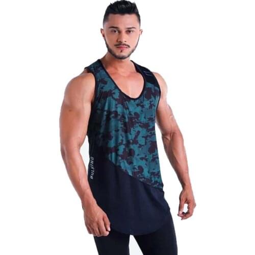 New 2019 Brand mens sleeveless Summer men Tank Tops Clothing Bodybuilding Undershirt Casual Fitness tank tops tees