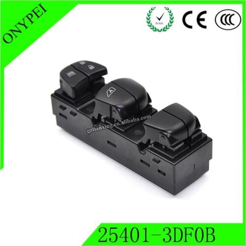 25401-3DF0B 25401-1KA0B 25401-3KA0A Power Window Master Control Switch For Nissan Tiida C12Z C12W 11-14 254013DF0B 25401 3DF0B