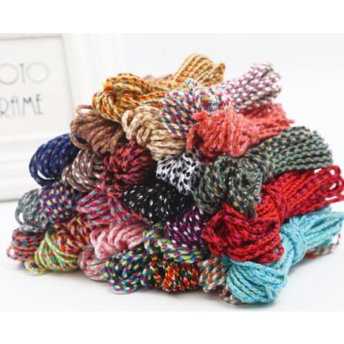 5meters/lot Polyester Cotton Braided Rope Cord Twisted Craft Macrame String for DIY Home Textile Wedding Decorative Supplies