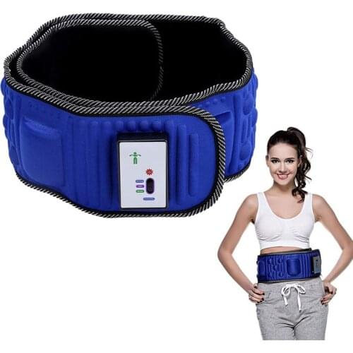 Body Slimming Belt Electric Vibrating Abdominal Muscle Trainer With 5 Motors Weight Loss Fat Removal Muscle Building Body Shaper