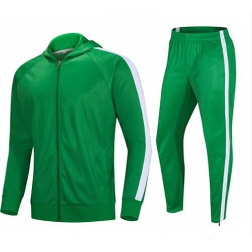 Kids Adult Golden Velvet Tracksuit Women & Men Running Clothes Child Kit Hooded Coat Training Suit Jogging Football Jacket Pants