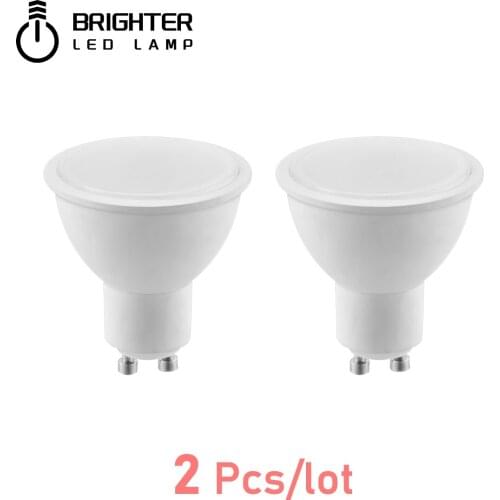 Super Bright Led Spotlight Gu10 5w Lighting Bulb 220v-240v 2pcs/lot Indoor Lighting 3000k/6000k Home Decoration Bombillas