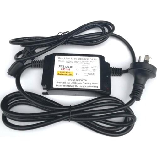 TEPRO Australian Germicidal Lamp Electronic Ballasts 40W UV Ballast RW5-425-40 for GPH436T5, GPH846T5, GPH793T5, G36T5L