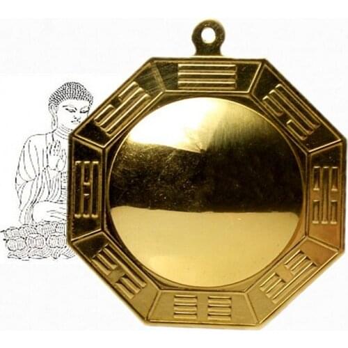 MIRROR WALL STICKER HOME DECOR LUCKY BLESS PEACE OCTAGON LENTICULAR MIRROR DECORATIONS REMOVABLE LIVING-ROOM ART ORNAMENTS